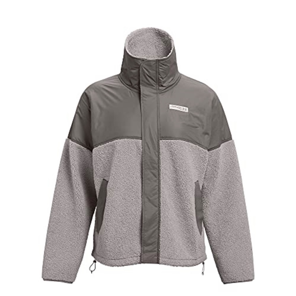 NWT Under Armour Women's Mission Boucle Jacket AVY Size M